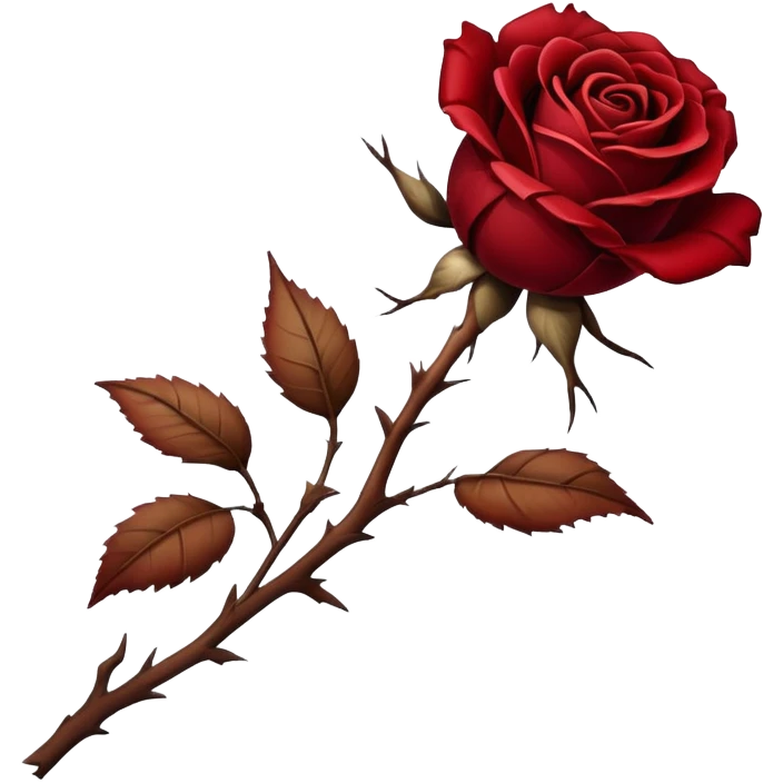 Dead rose emoji