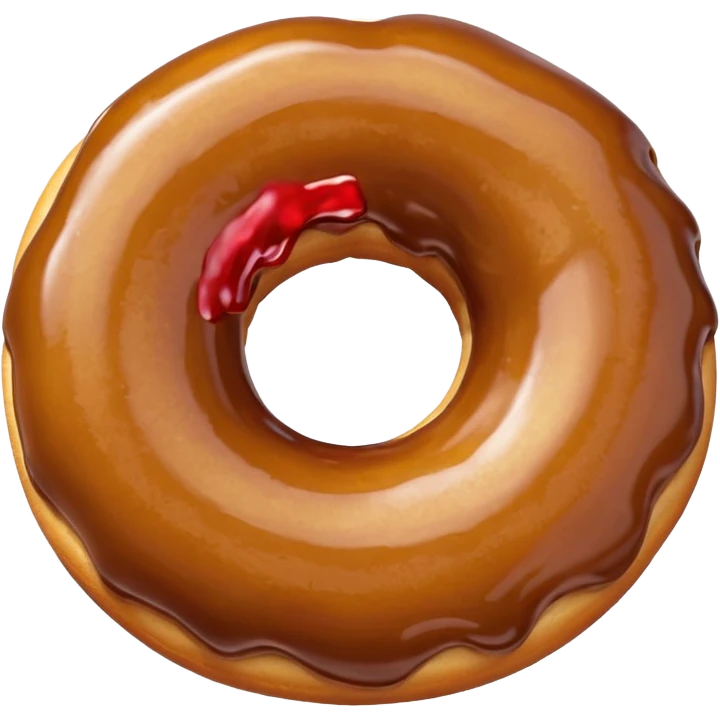 a donut without a hole emoji