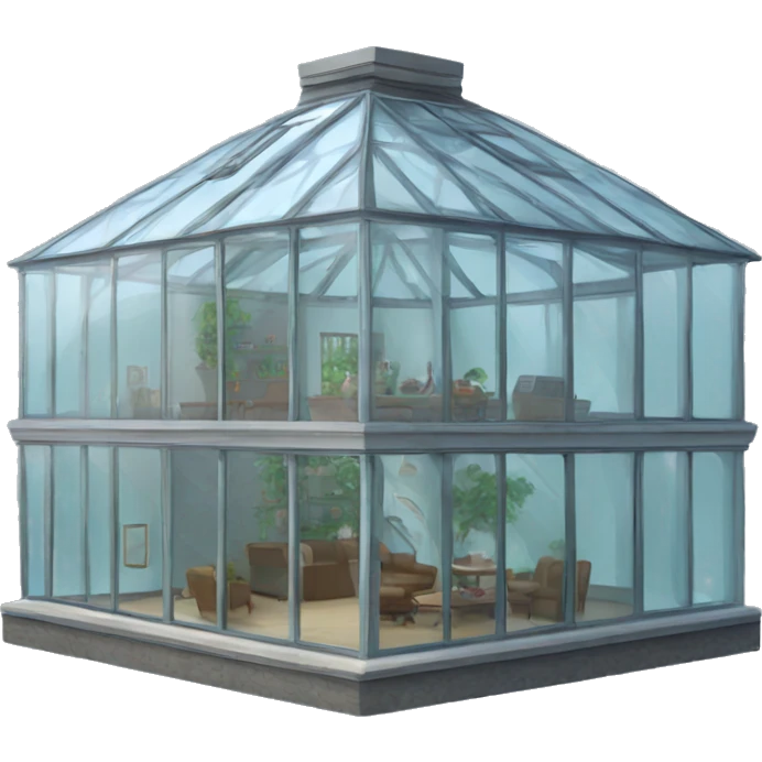 glass house emoji