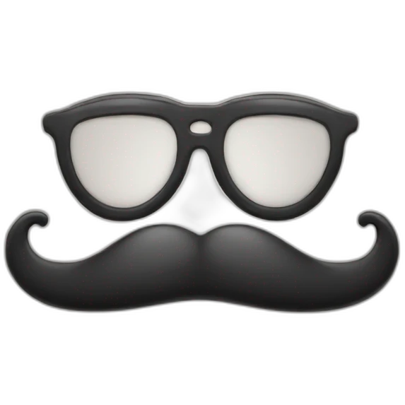 Moustache emoji