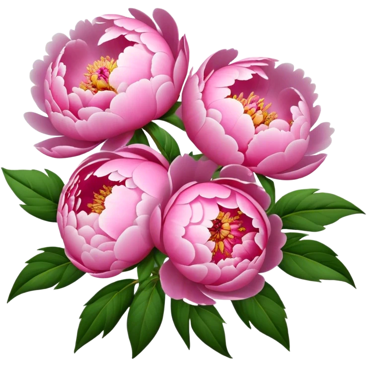 peonies  emoji