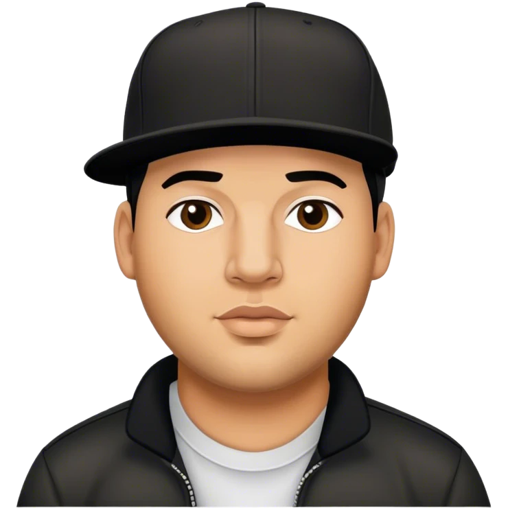 Rob Kardashian with black cap emoji