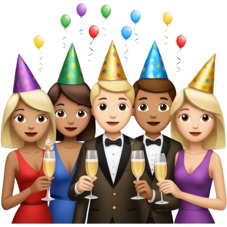 Red group peoples party emoji