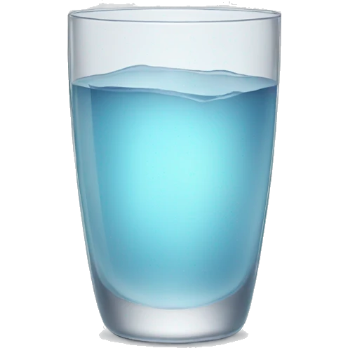 Water glass emoji