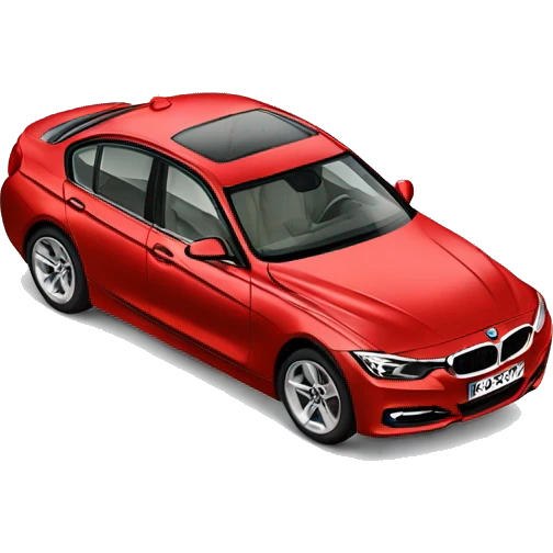 Red BMW 340i emoji