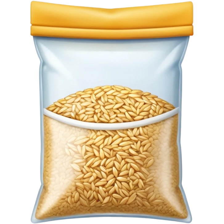 rice grains in a bag emoji