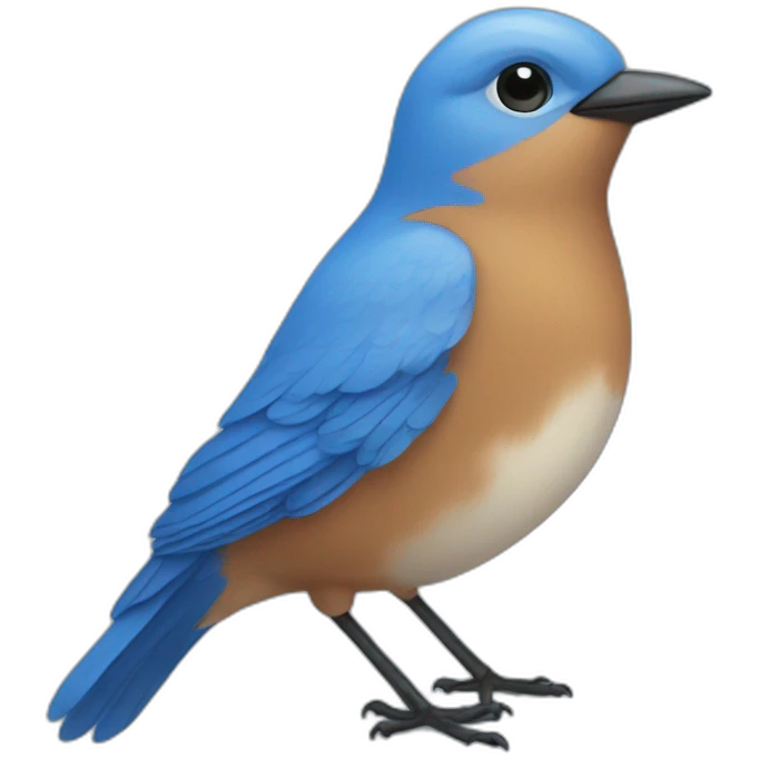 TWITTER BLUE BIRD emoji