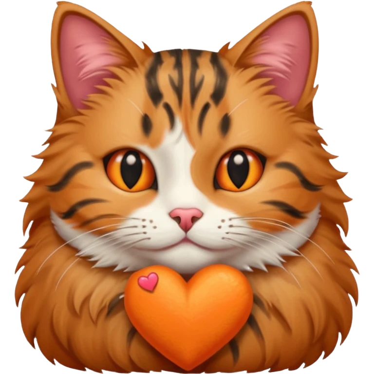 A cat with 3 hearts, so a combi of the 😽 and 🥰 emoji