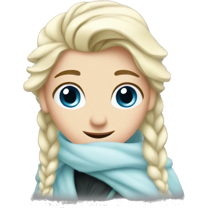 Linux as Elsa emoji