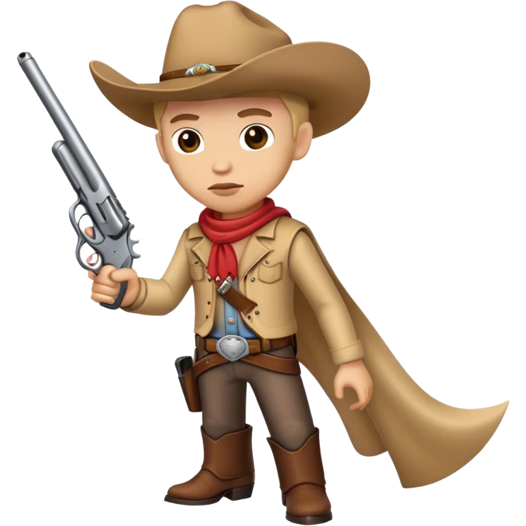 cowboy with gun emoji