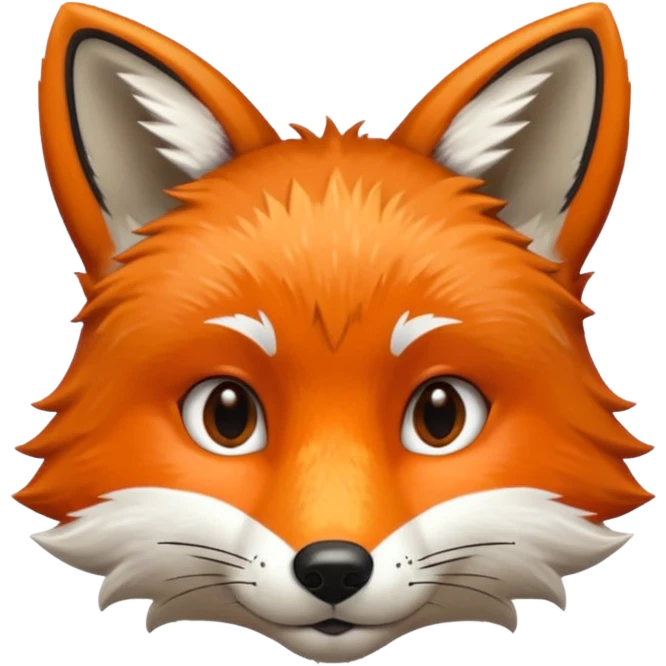 fox face with a paw print emoji