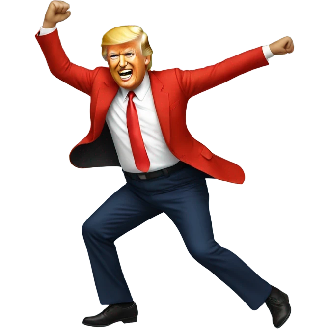 Trump dancing emoji