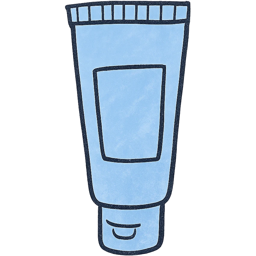 blue plastic tube emoji