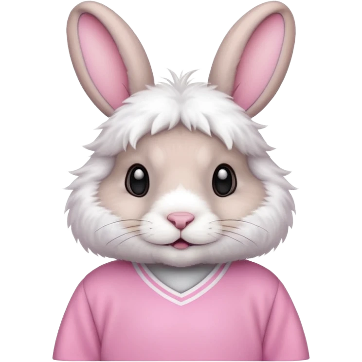 rabbit with pink jersey emoji