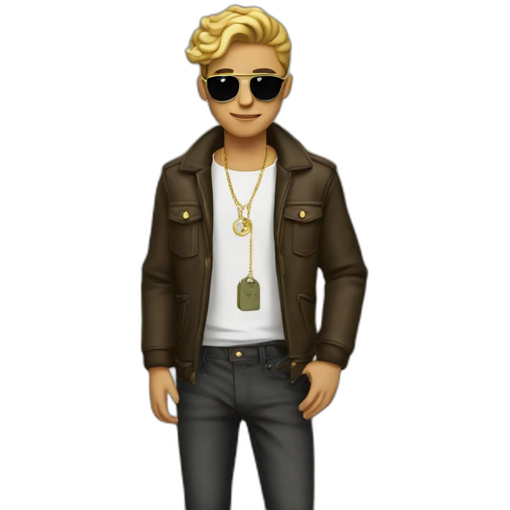 Calistenics fashion boy old money emoji