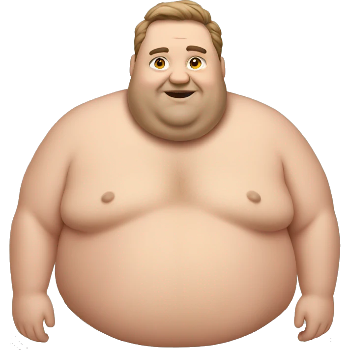 fat man emoji