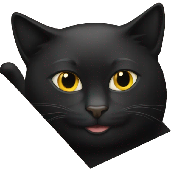 Cat in box black cat emoji