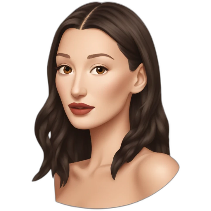 Bella Hadid emoji