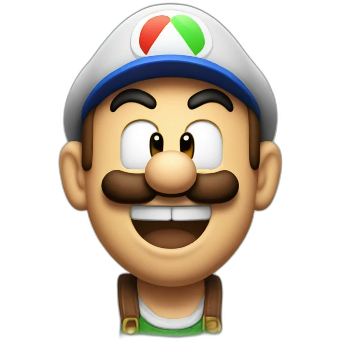 drunk mario bross emoji