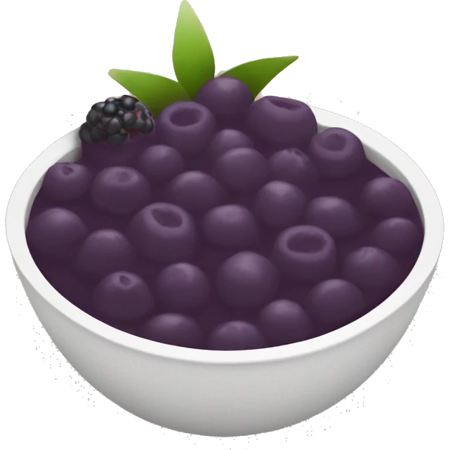 Acai bowl emoji