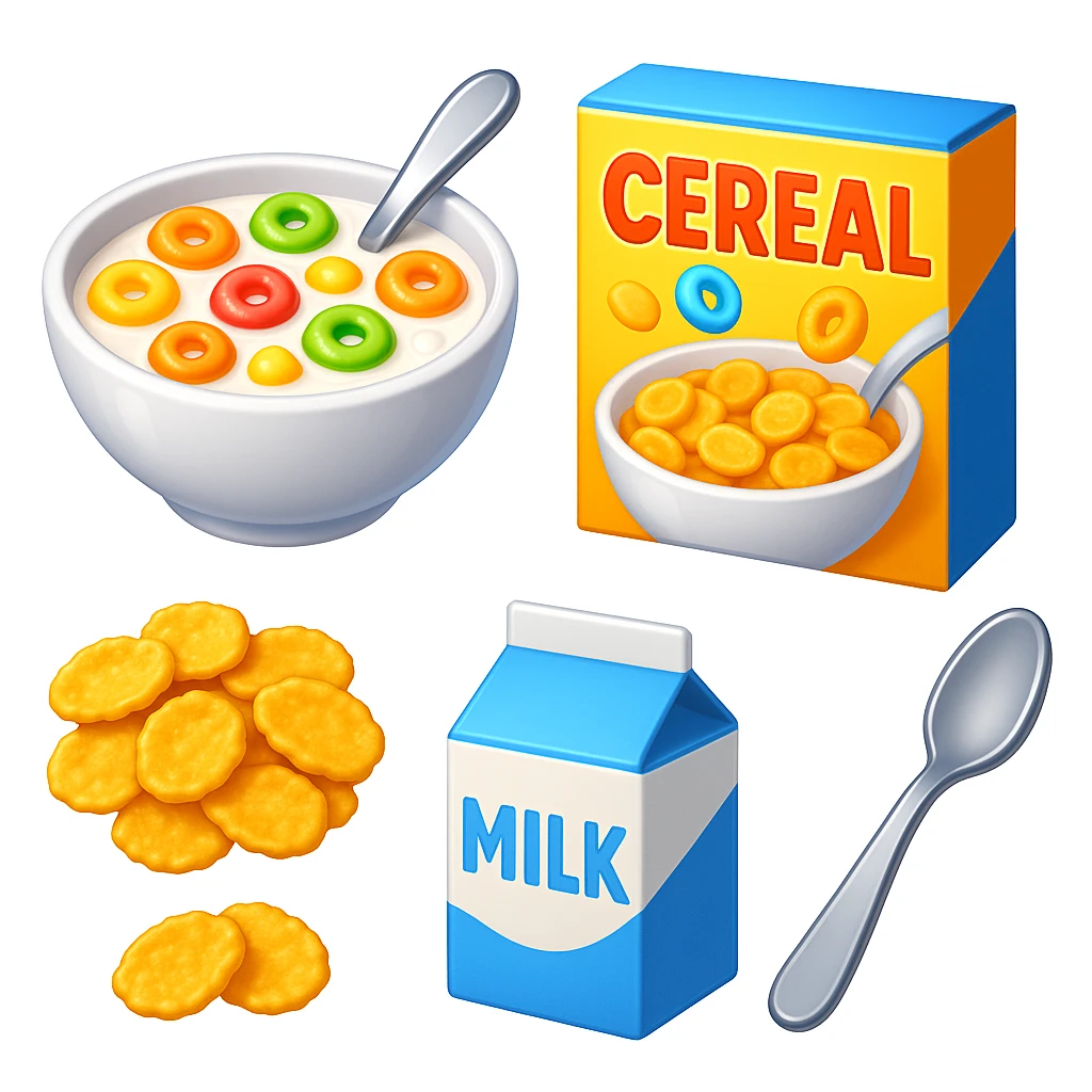 CEREALI EMOJI STYLE IPHONE emoji