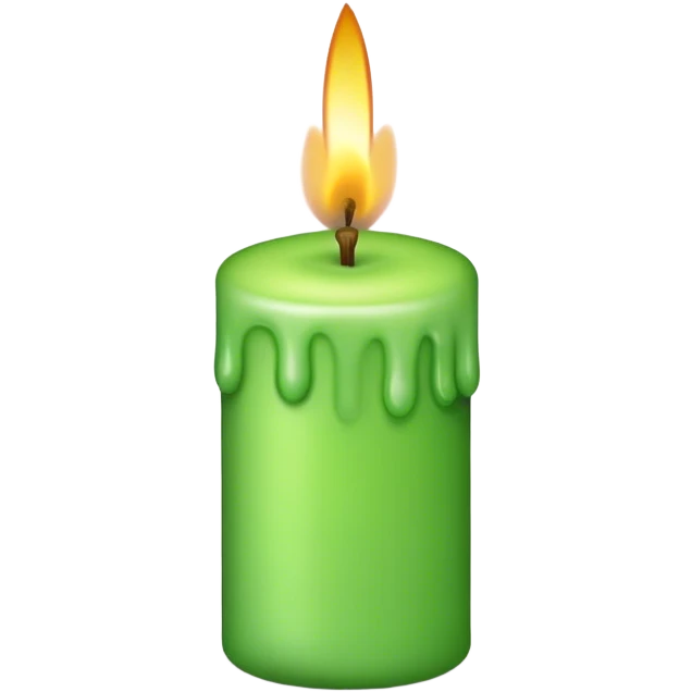 Green trading candle emoji