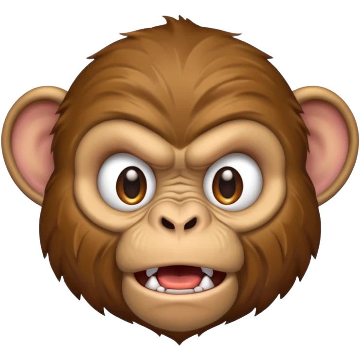 angry monkey  emoji