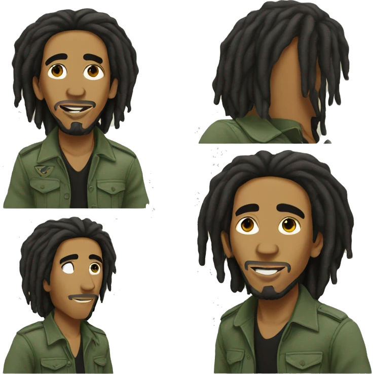 Bob marley emoji