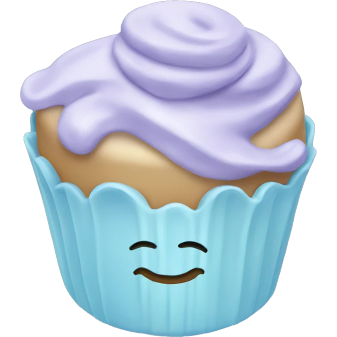 pastel blue dessert emoji