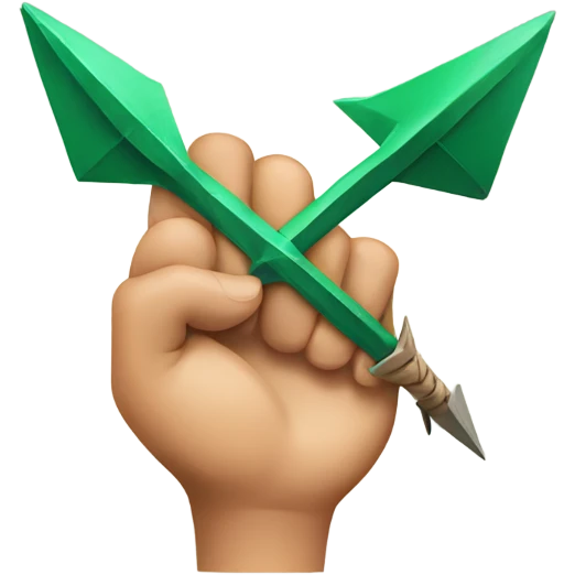 Arrow in knee emoji