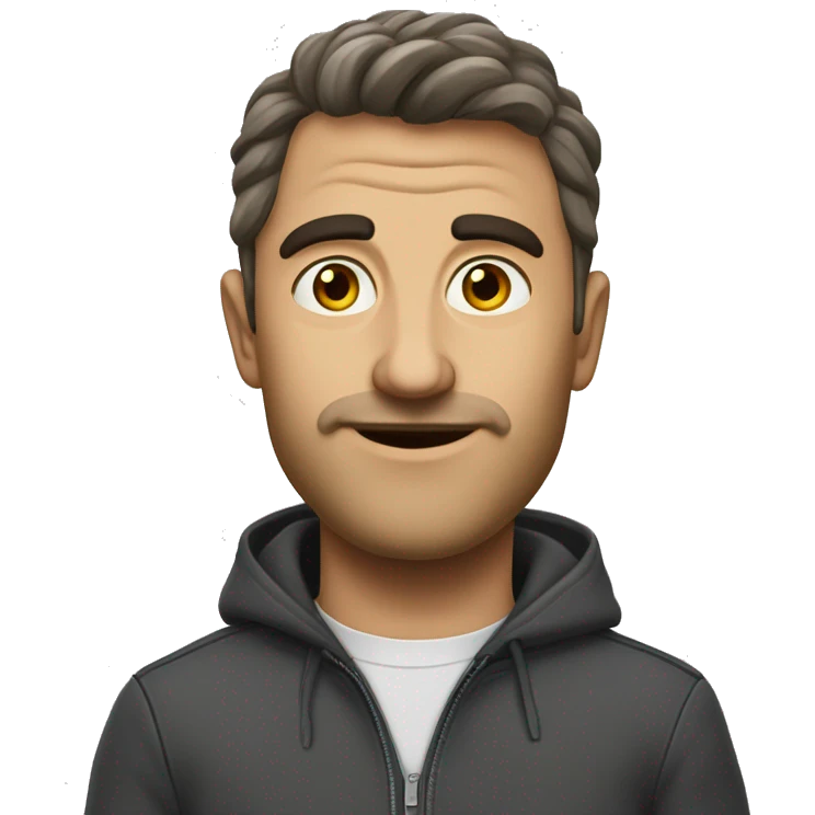 Собака породы мопс милая  emoji