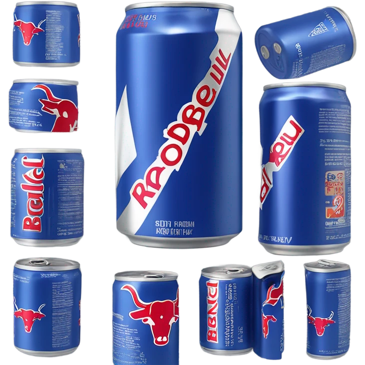 Redbull energy drink emoji