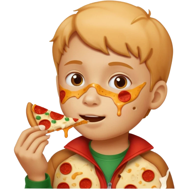 Child Eating Pizza emoji