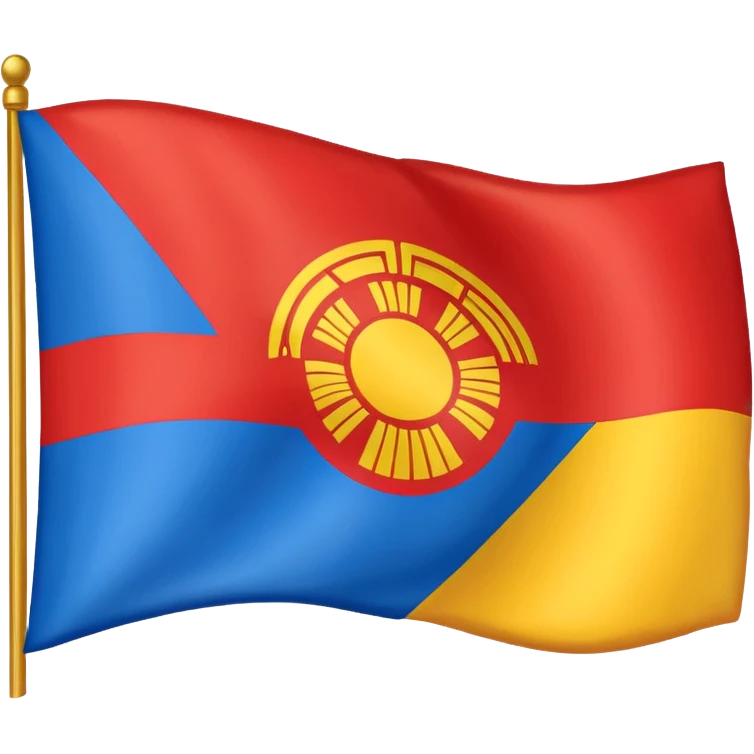 Mongolia flag 2025 emoji