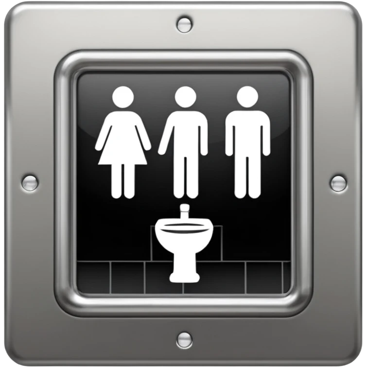 public restroom emoji