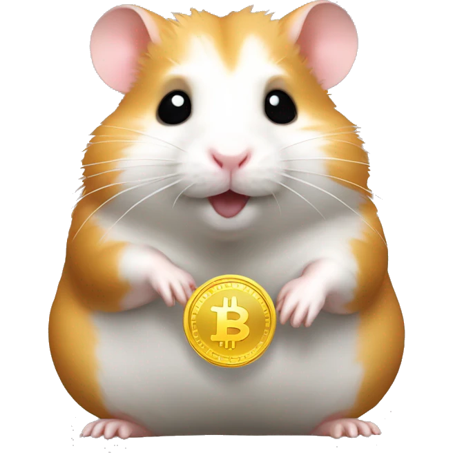 Hamster Sells Cryptocurrency emoji