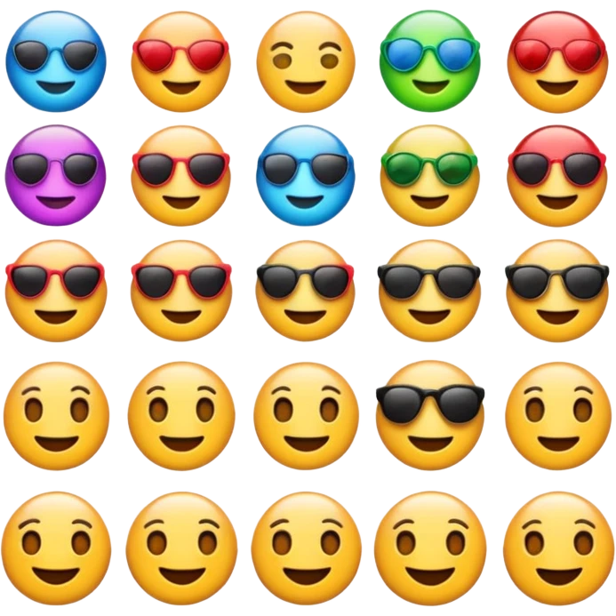 Create all iphone emojis emoji