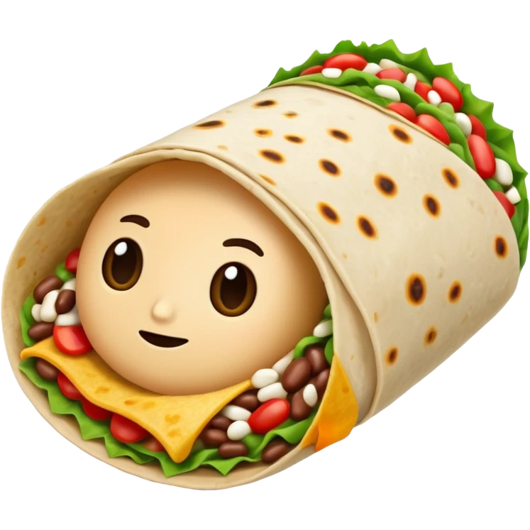 Bean burrito emoji