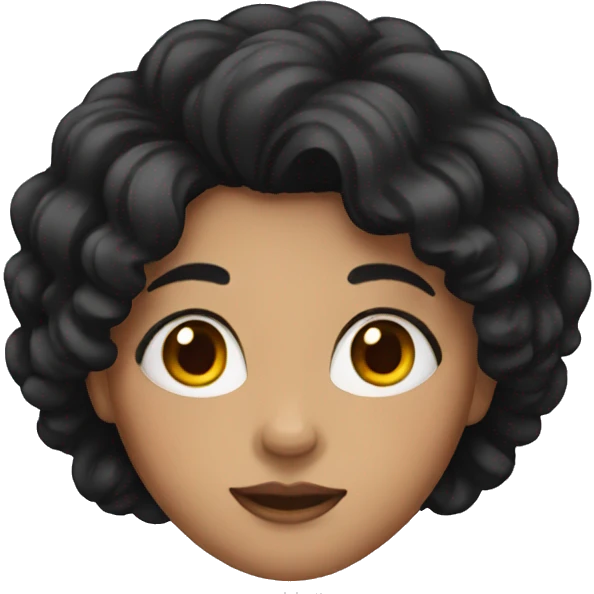girl with black hair  emoji