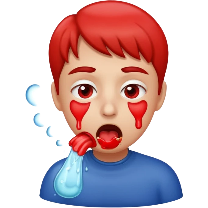 Choking emote emoji