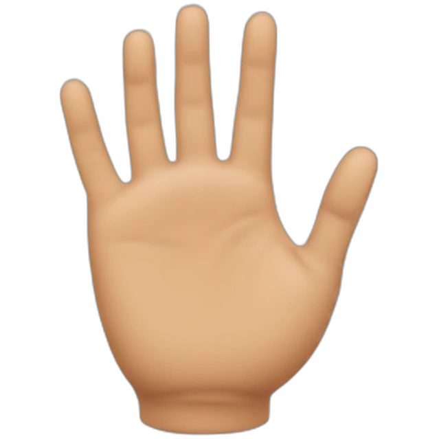 Pointage de doigt emoji