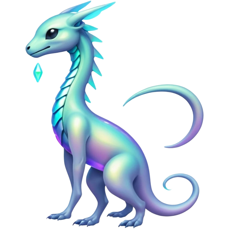 Futuristic Ethereal Modern Fakémon-creature-hybrid Full Body emoji
