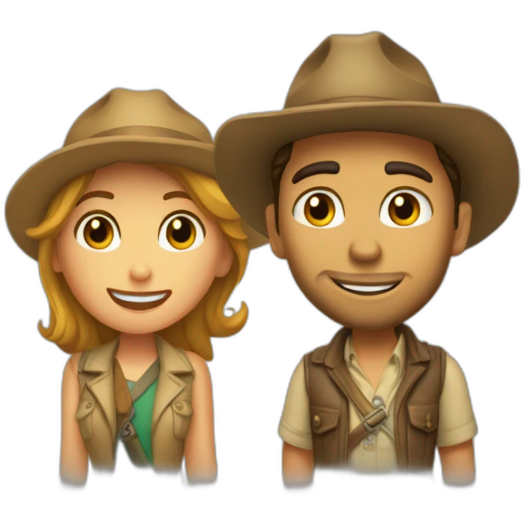Aventuras de Tadeo Jones & Sara Lavroft emoji