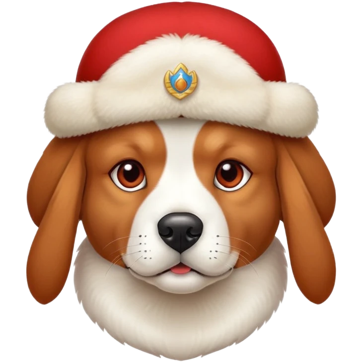Communist dog emoji