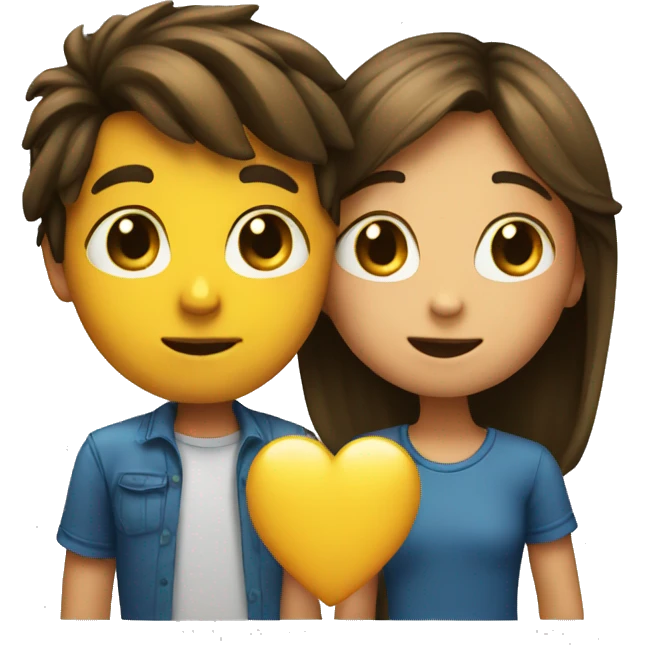 an girl kiss boy emoji emoji
