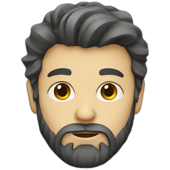 bearded coder emoji