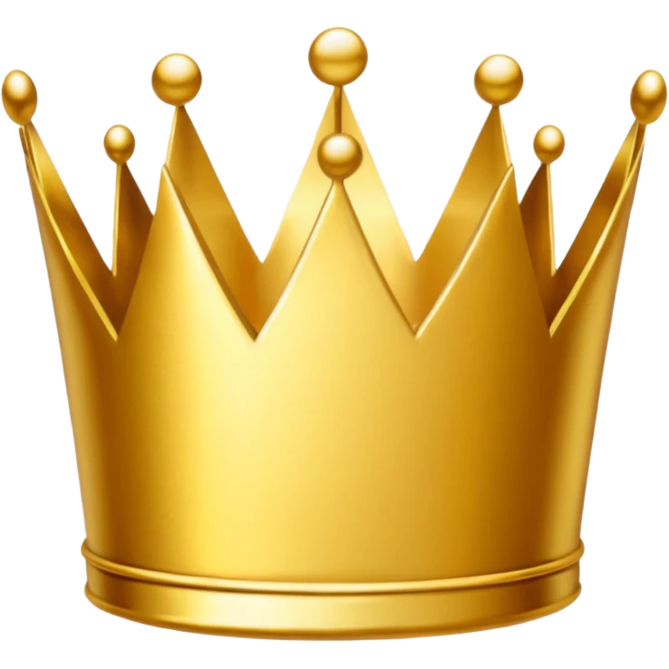 Make en emoji not realistic but rd it need to be look crown emoji