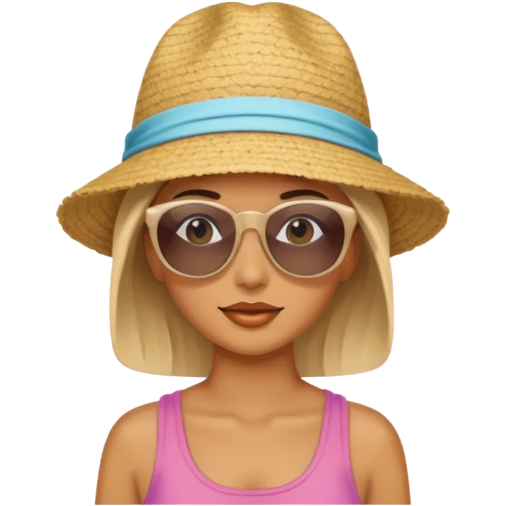 beach woman emoji