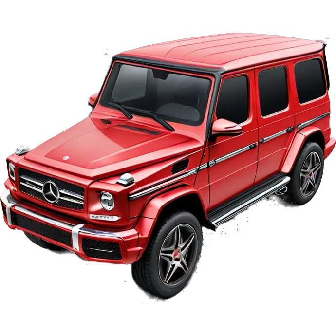 A red g63 Mercedes 2024 emoji