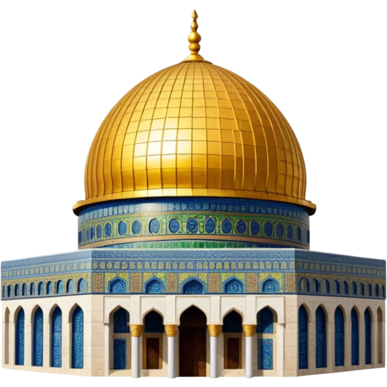 Dome of the rock, Palestine emoji